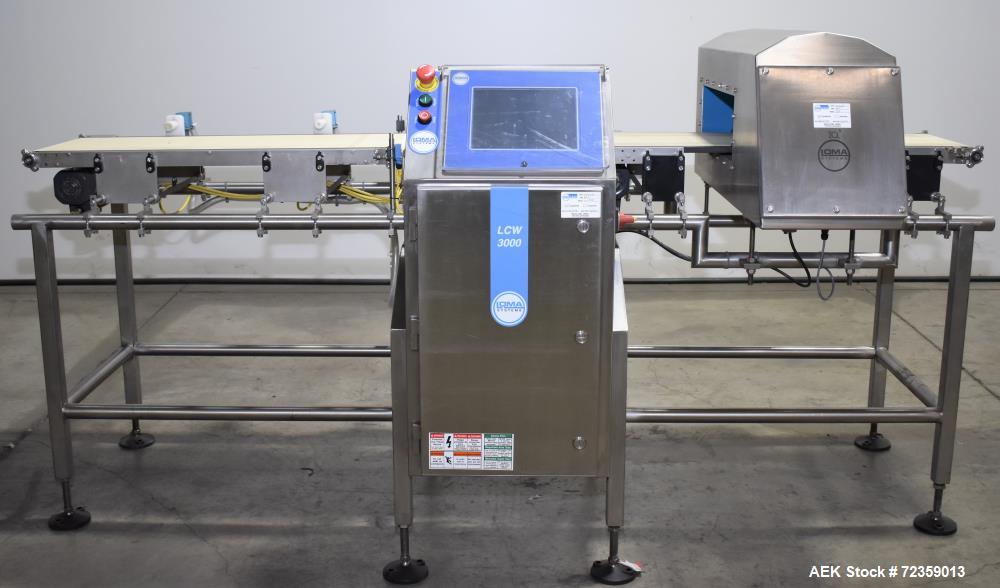 Used Loma Model LCW 3000 Combo Checkweigher / Metal Detector